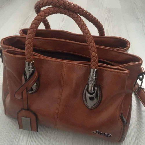 JP Triple Zipper Leather Handbag photo review