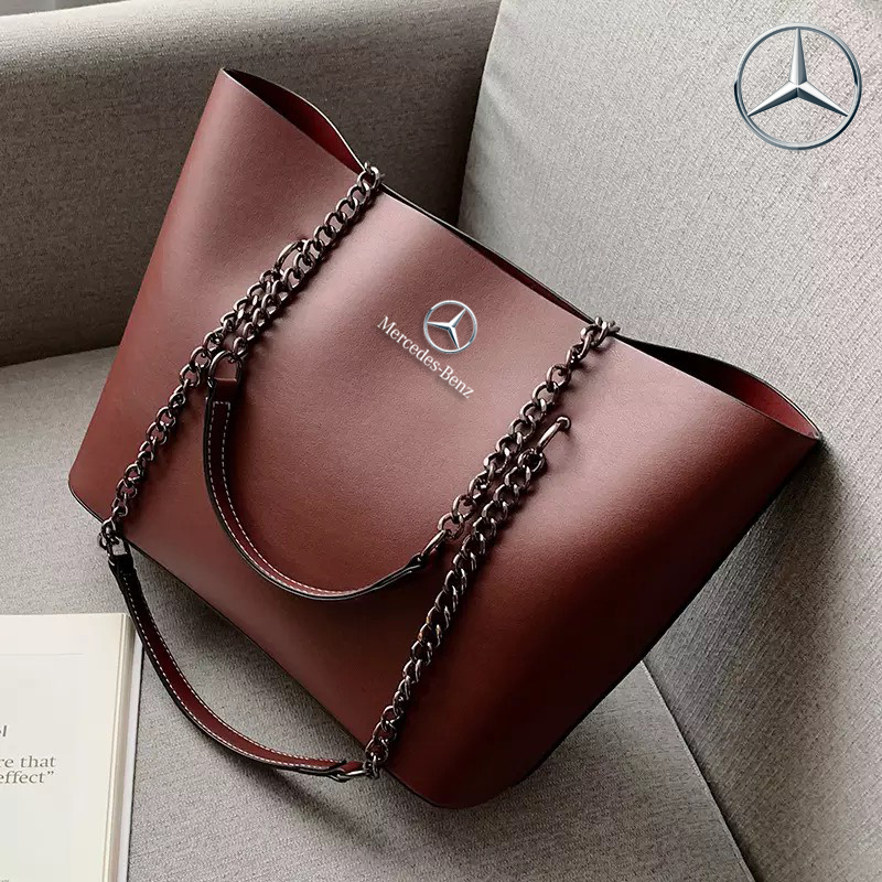 Canvas And Leather Tote  Mercedes-Benz Lifestyle Collection