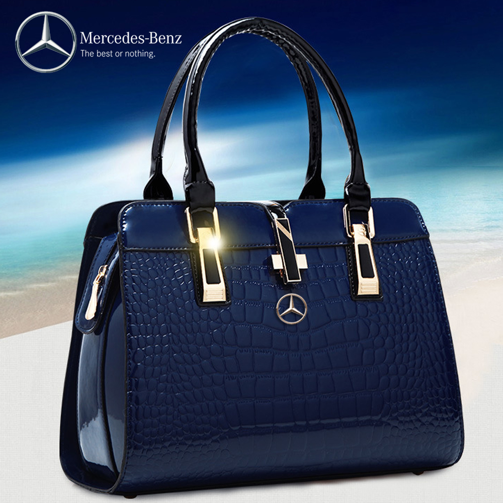 Mercedes Benz Crocodile Leather Tote Bags - Vascara