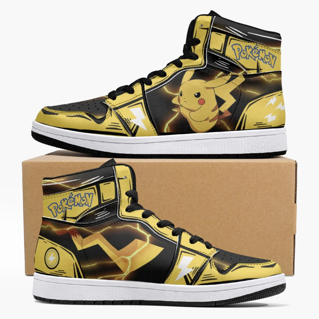 Pikachu Shoes Pokemon Air Jordan Sneakers V42 EvaPurses