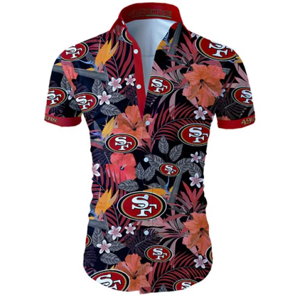 49ers aloha shirt, 49ers hawaiian, 49ers hawaiian shirt, hawaiian 49ers shirt, niners hawaiian shirt, san francisco 49ers hawaiian shirt