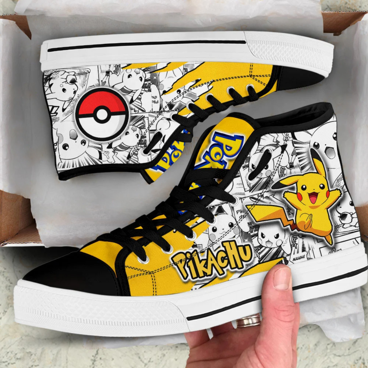 One Piece Manga Style Custom Shoes by Urie, Men's Fashion, Footwear,  Sneakers on Carousell