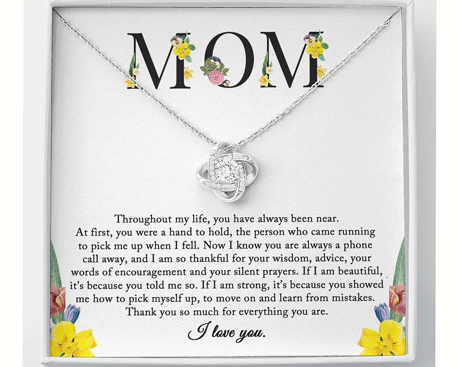 You Have Always Been Near - To My Mom Love Knot, Mom Birthday Gift,  Mother's Day Gifts - EvaPurses