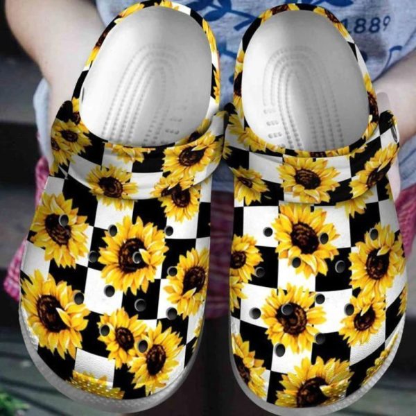 Sunflower Crocs Sunflower Clog Shoes V22