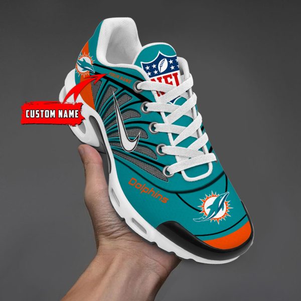 Customize Your Name with Miami Dolphins Ver 39 Sport Shoes