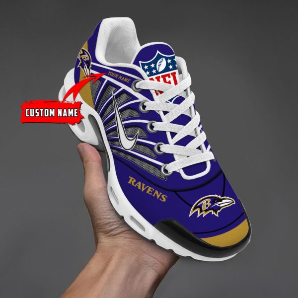 Customize Your Name with Baltimore Ravens Ver 39 Sport Shoes NF