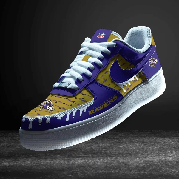 Baltimore Ravens Shoes AF1 Perfect Gift For Fans V11