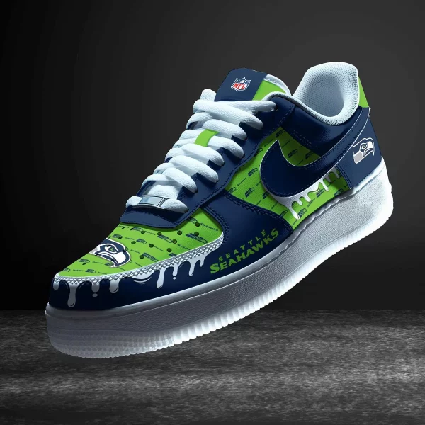 Seattle Seahawks Shoes AF1 Perfect Gift For Fans V11