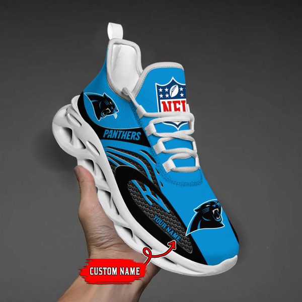 Carolina Panthers Custom Name Max Soul Shoes M1