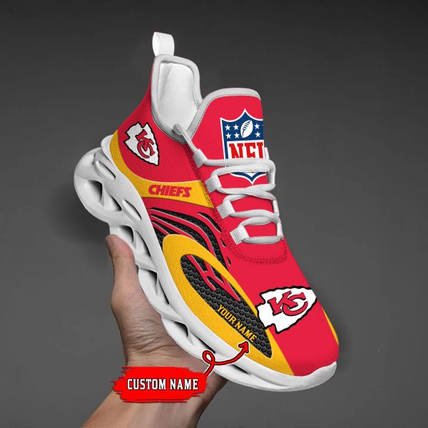 Kansas City Chiefs Custom Name Max Soul Shoes M1