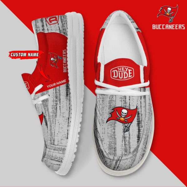 Tampa Bay Buccaneers Personalized Hey Dude Shoes For Men And Women