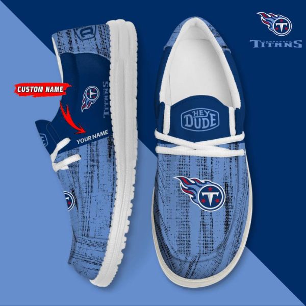 Tennessee Titans Personalized Hey Dude Shoes For Men And Women