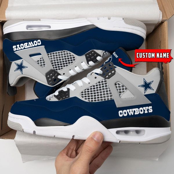 Dallas Cowboys Air Jordan 4 Sneaker V46