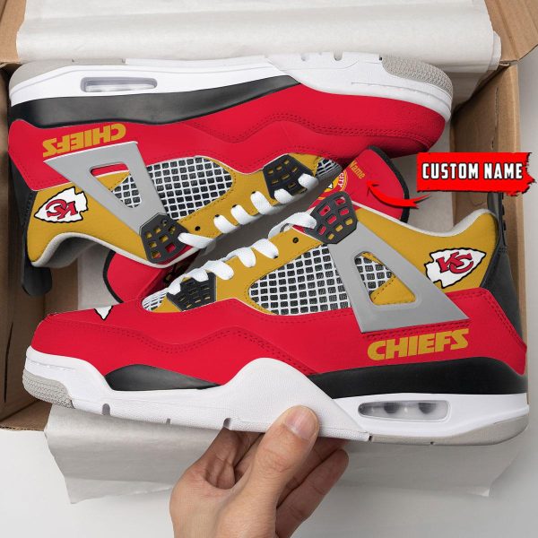 Kansas City Chiefs Air Jordan 4 Sneaker V46