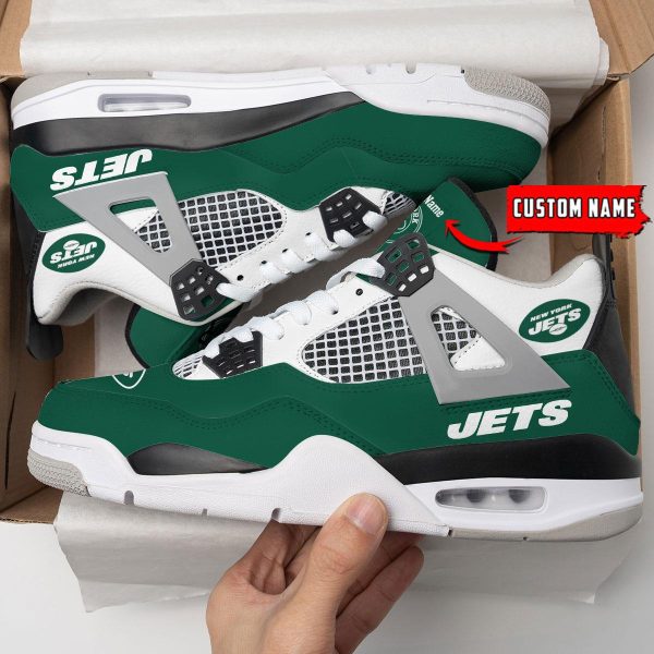 New York Jets Air Jordan 4 Sneaker V46