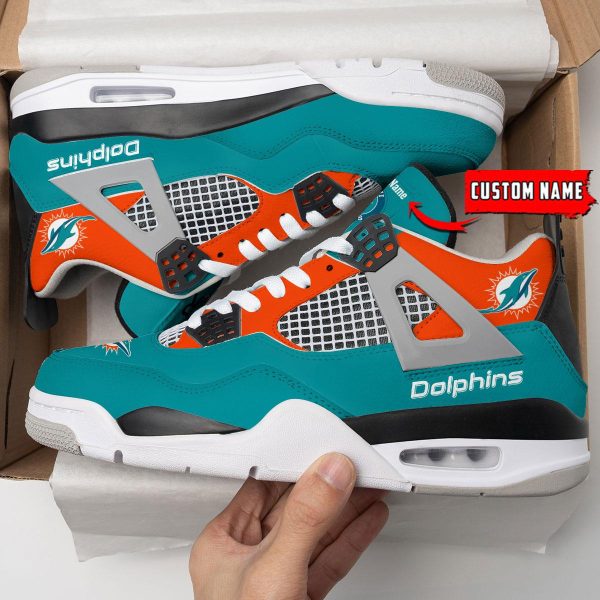 Miami Dolphins Air Jordan 4 Sneaker V46