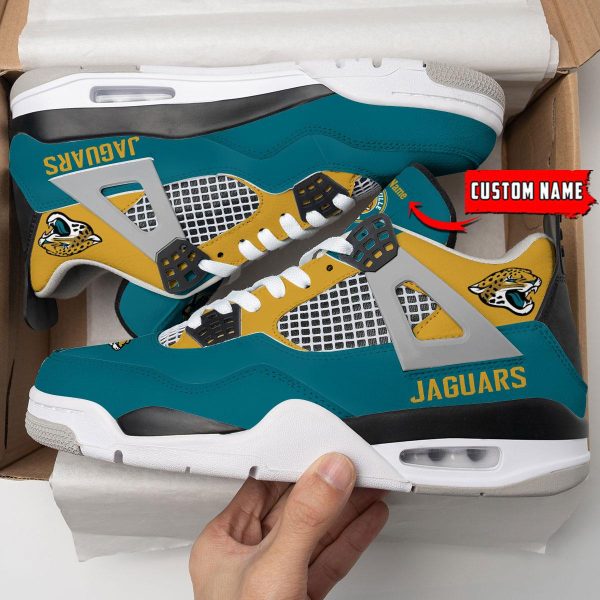 Jacksonville Jaguars Air Jordan 4 Sneaker V46