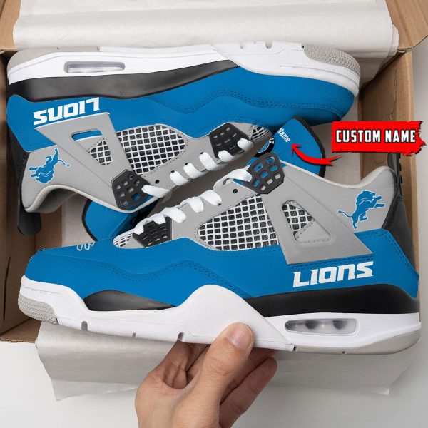 Detroit Lions Air Jordan 4 Sneaker V46