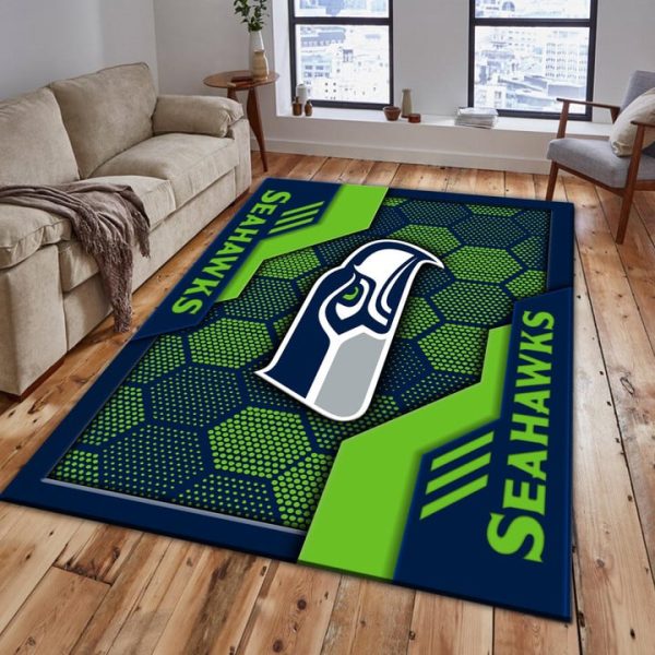 Seattle Seahawks Rectangle Rug