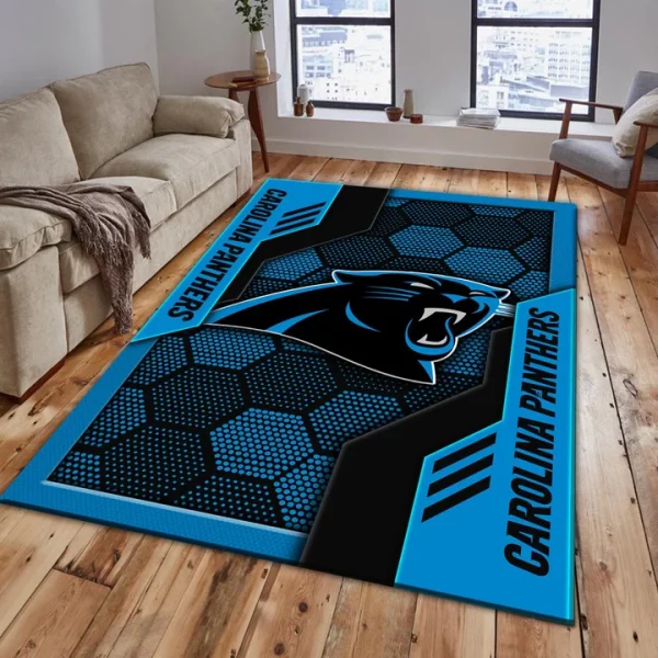 Carolina Panthers Rectangle Rug