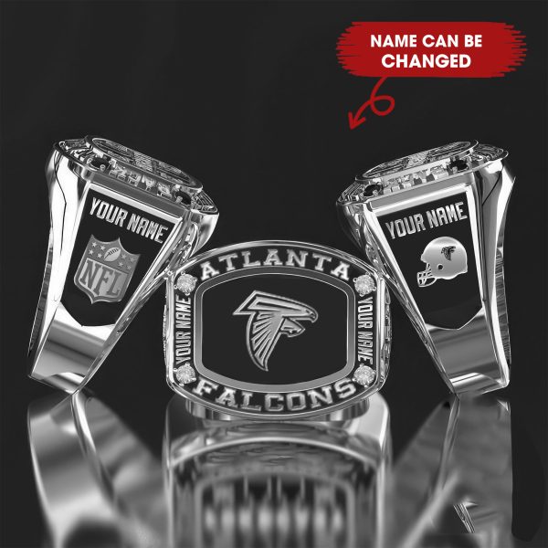 Customize Your Name With Atlanta Falcons Ring High Quality 925 Sterling Silver | 18K Gold | 18K Rose Gold