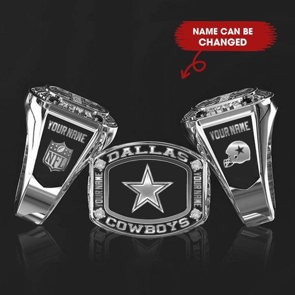 Customize Your Name With Dallas Cowboys Ring High Quality 925 Sterling Silver | 18K Gold | 18K Rose Gold