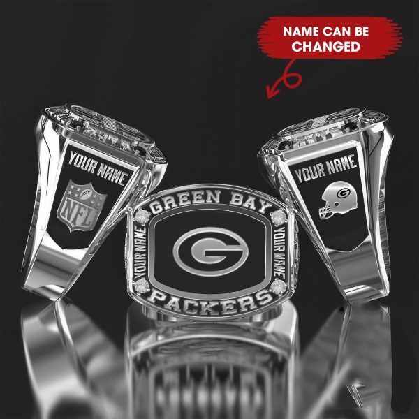 Customize Your Name With Green Bay Packers Ring High Quality 925 Sterling Silver | 18K Gold | 18K Rose Gold