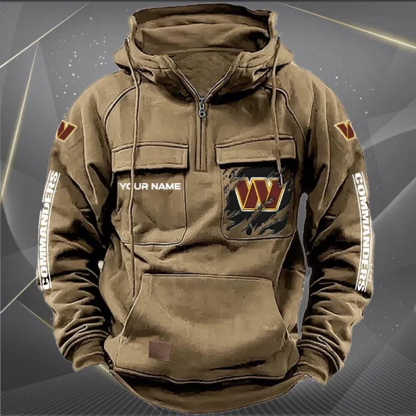 Customize Your Name With Washington Commanders Hoodie V01