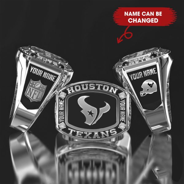 Customize Your Name With Houston Texans Ring High Quality 925 Sterling Silver | 18K Gold | 18K Rose Gold