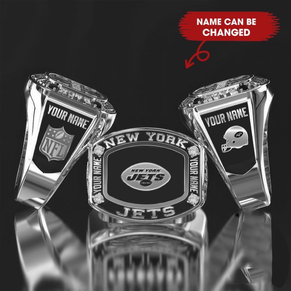 Customize Your Name With New York Jets Ring High Quality 925 Sterling Silver | 18K Gold | 18K Rose Gold