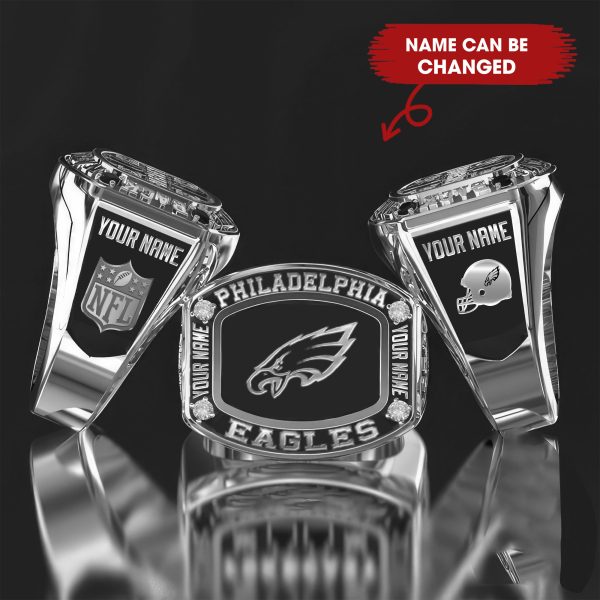 Customize Your Name With Philadelphia Eagles Ring High Quality 925 Sterling Silver | 18K Gold | 18K Rose Gold