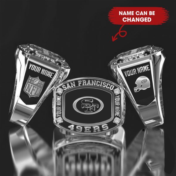 Customize Your Name With San Francisco 49ers Ring High Quality 925 Sterling Silver | 18K Gold | 18K Rose Gold