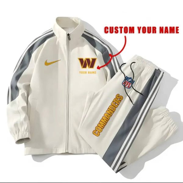 Washington Commanders Football Unisex Style Versatile Sports Set Jacket And Pants Ver 2