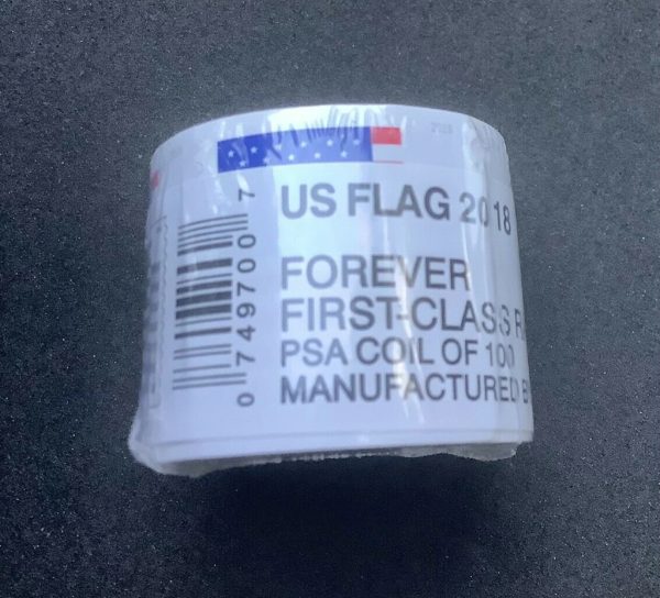 Forever Stamps 2018 Brand New Sealed Rolls Coil of 100 PCS/Roll