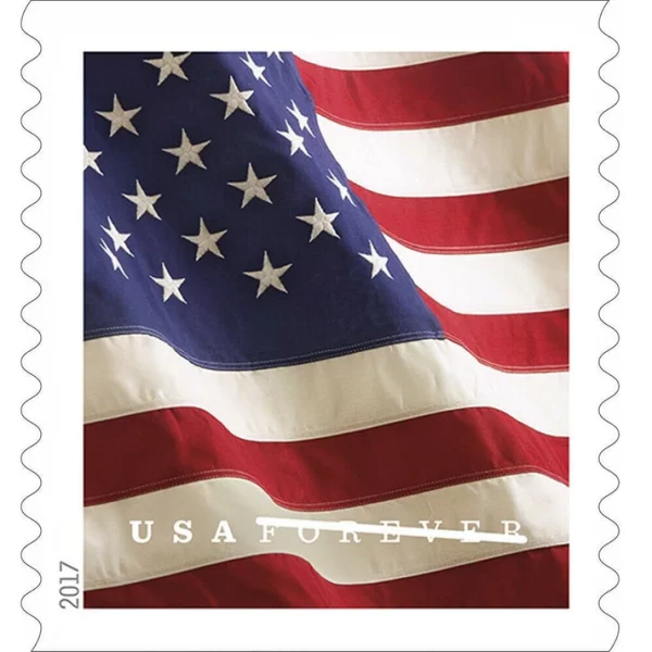 Forever Stamps Flag 2017 Roll Stamps Coil of 100 PCS/Roll