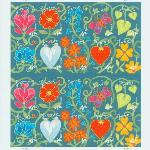 Forever Stamps Garden of Love 2011 Stamps Coil of 100 PCS/Roll